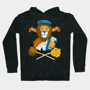 Dutch lion with beer and cheese. Hoodie